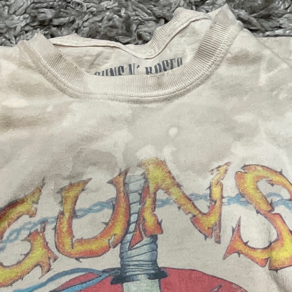 Free People Distressed Guns n Roses T-Shirt - Picture 5 of 7